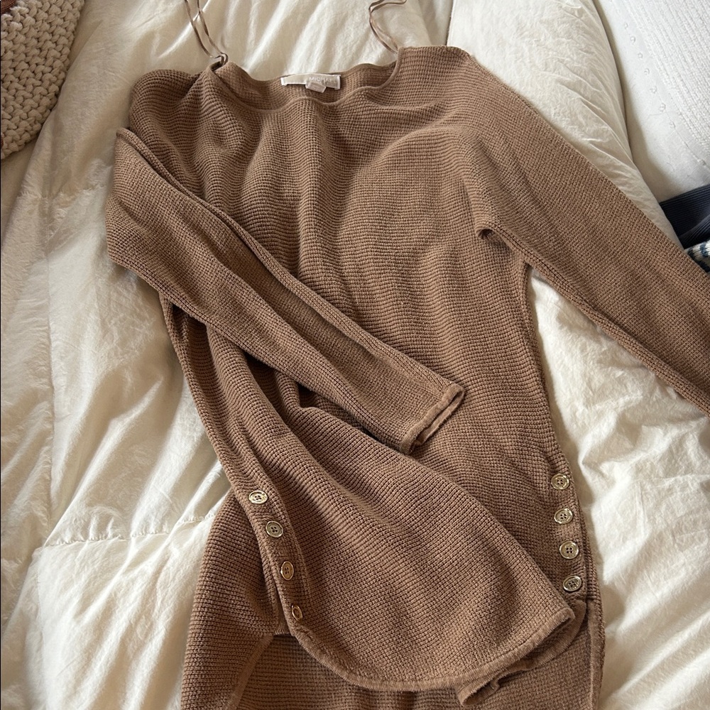 Michael Kors Brown Knit Top